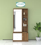 Sivom furniture SIVOM Larys Dressing Table with Stool Engineered Wood Dressing Table for Modern Homes | Elegant Design & Premium Finish