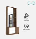 Sivom furniture SIVOM Larys Dressing Table with Stool Engineered Wood Dressing Table for Modern Homes | Elegant Design & Premium Finish