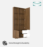 Sivom furniture SIVOM Larys Dressing Table with Stool Engineered Wood Dressing Table for Modern Homes | Elegant Design & Premium Finish