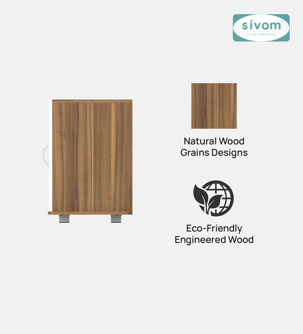 Sivom furniture SIVOM Maddy Multipurpose TV Unit fits upto 43 inch with Storage Engineered Wood TV Entertainment Unit for Modern Homes | Elegant Design & Premium Finish