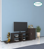 Sivom furniture SIVOM Maddy Multipurpose TV Unit fits upto 43 inch with Storage Engineered Wood TV Entertainment Unit for Modern Homes | Elegant Design & Premium Finish