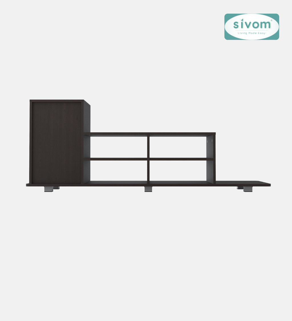 Sivom furniture SIVOM Maddy Multipurpose TV Unit fits upto 43 inch with Storage Engineered Wood TV Entertainment Unit for Modern Homes | Elegant Design & Premium Finish