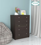 Sivom SIVOM Magic Multipurpose Storage Unit/Chest of 5 Drawers Engineered Wood Free Standing Cabinet for Modern Homes | Elegant Design & Premium Finish