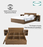 Sivom furniture Magneto Queen With Storage Bedroom Combo