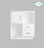 Sivom SIVOM Majestic Multipurpose Storage Unit/ Engineered Wood Free Standing Cabinet for Modern Homes | Elegant Design & Premium Finish