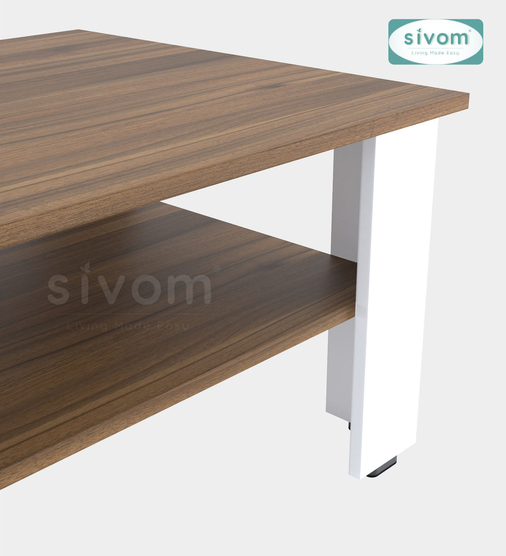 Sivom SIVOM Mayo Multipurpose Centre Table / Engineered Wood Coffee Table for Modern Homes | Elegant Design & Premium Finish