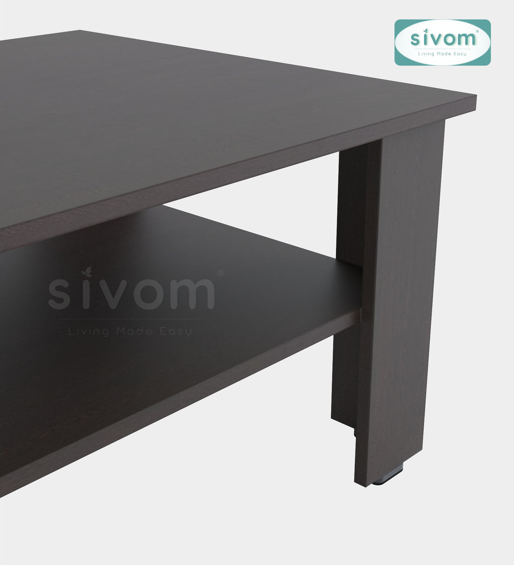 Sivom SIVOM Mayo Multipurpose Centre Table / Engineered Wood Coffee Table for Modern Homes | Elegant Design & Premium Finish