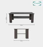 Sivom SIVOM Mayo Multipurpose Centre Table / Engineered Wood Coffee Table for Modern Homes | Elegant Design & Premium Finish