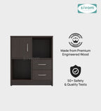 Sivom SIVOM Majestic Multipurpose Storage Unit/ Engineered Wood Free Standing Cabinet for Modern Homes | Elegant Design & Premium Finish