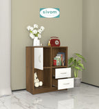 Sivom SIVOM Majestic Multipurpose Storage Unit/ Engineered Wood Free Standing Cabinet for Modern Homes | Elegant Design & Premium Finish