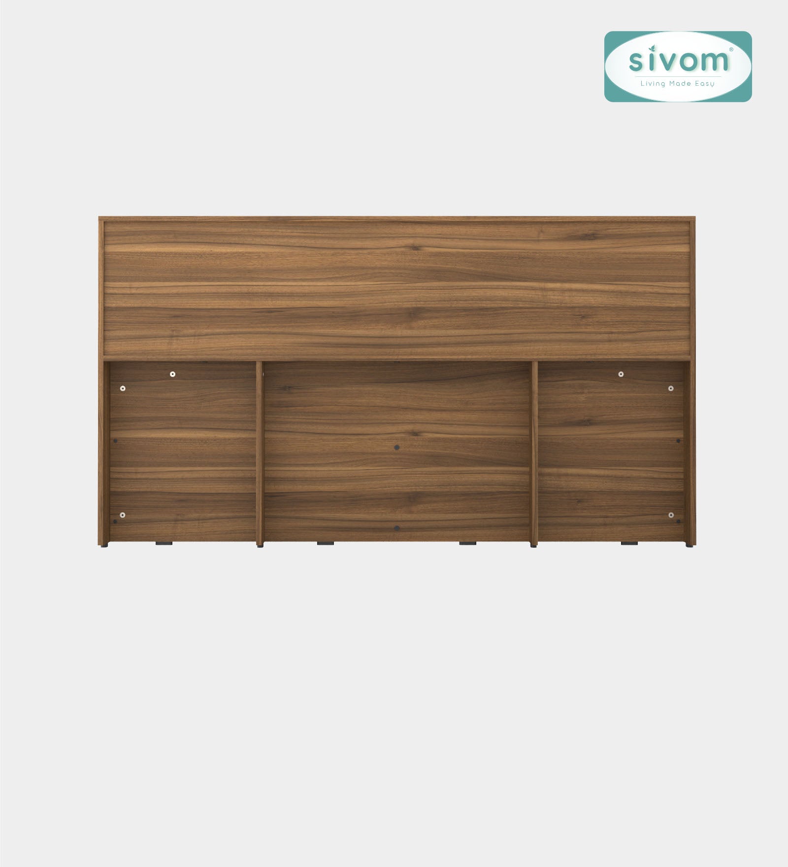 Sivom furniture SIVOM Meridian Bed with Storage Engineered Wood Queen Bed (Delivery Condition - Knock Down)