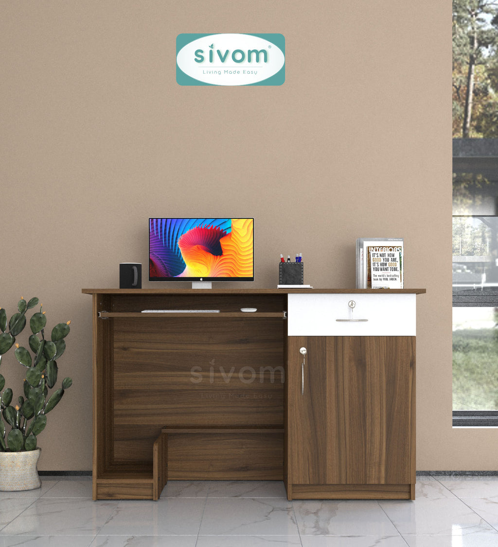 Sivom SIVOM META Multipurpose Study/Home/Office Table Engineered Wood Study Table for Modern Homes | Elegant Design & Premium Finish (Copy) (Copy) (Copy)