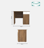 Sivom SIVOM META Multipurpose Study/Home/Office Table Engineered Wood Study Table for Modern Homes | Elegant Design & Premium Finish (Copy) (Copy) (Copy)