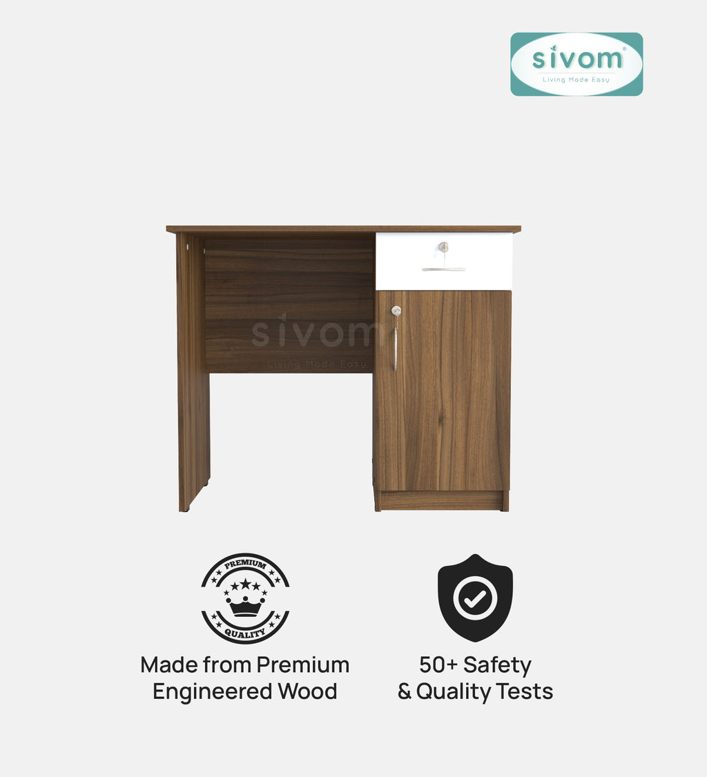 Sivom SIVOM META Multipurpose Study/Home/Office Table Engineered Wood Study Table for Modern Homes | Elegant Design & Premium Finish (Copy) (Copy) (Copy)