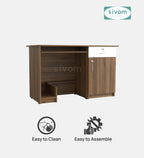 Sivom SIVOM META Multipurpose Study/Home/Office Table Engineered Wood Study Table for Modern Homes | Elegant Design & Premium Finish (Copy) (Copy) (Copy)