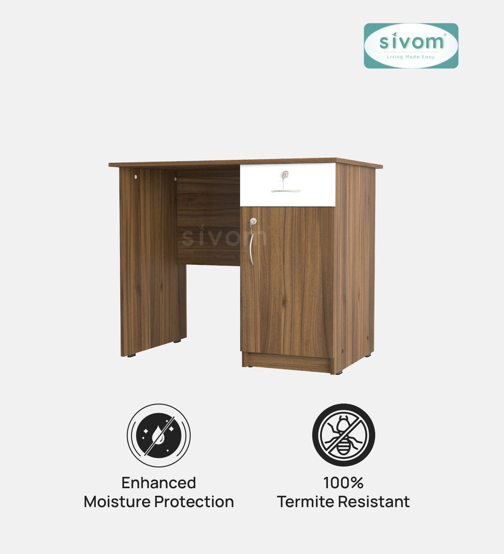 Sivom SIVOM META Multipurpose Study/Home/Office Table Engineered Wood Study Table for Modern Homes | Elegant Design & Premium Finish (Copy) (Copy) (Copy)
