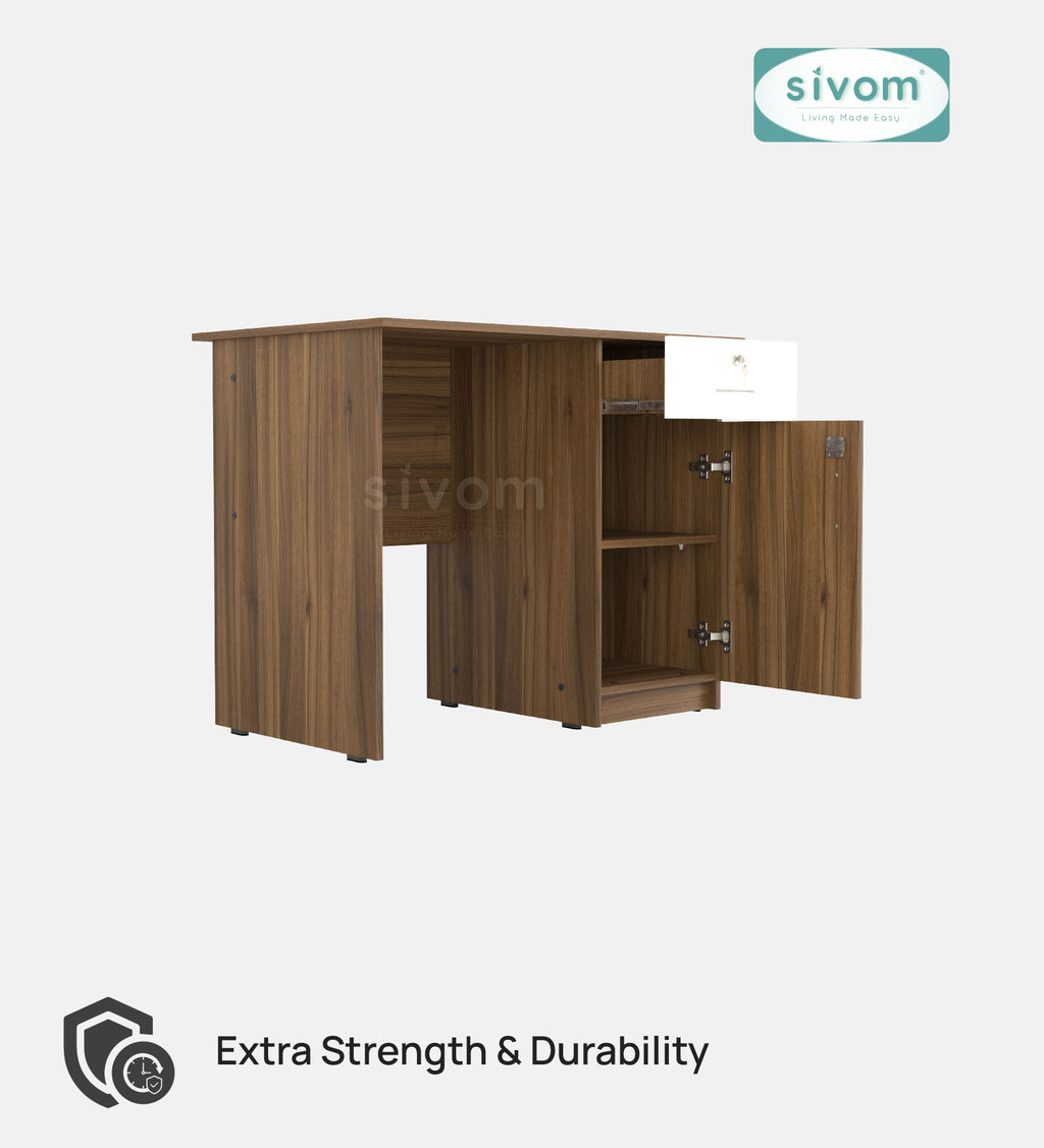 Sivom SIVOM META Multipurpose Study/Home/Office Table Engineered Wood Study Table for Modern Homes | Elegant Design & Premium Finish (Copy) (Copy) (Copy)