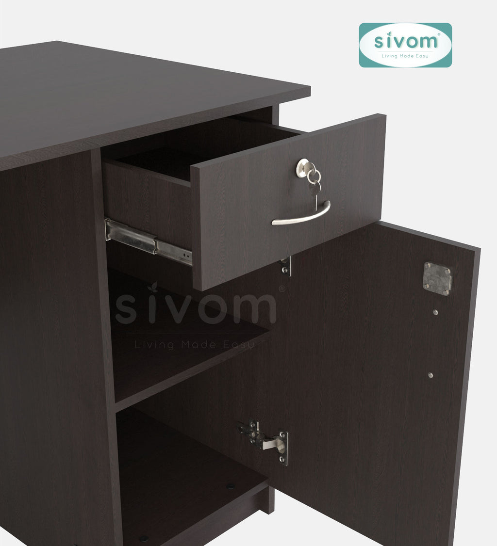 Sivom SIVOM META Multipurpose Study/Home/Office Table Engineered Wood Study Table for Modern Homes | Elegant Design & Premium Finish (Copy) (Copy) (Copy)