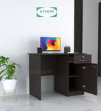Sivom SIVOM META Multipurpose Study/Home/Office Table Engineered Wood Study Table for Modern Homes | Elegant Design & Premium Finish (Copy) (Copy) (Copy)