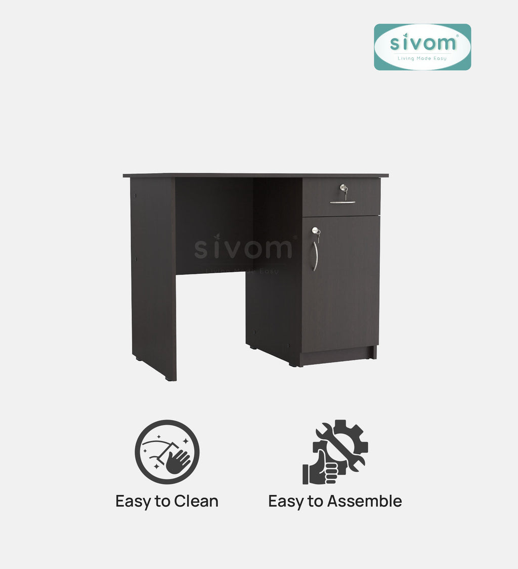 Sivom SIVOM META Multipurpose Study/Home/Office Table Engineered Wood Study Table for Modern Homes | Elegant Design & Premium Finish (Copy) (Copy) (Copy)