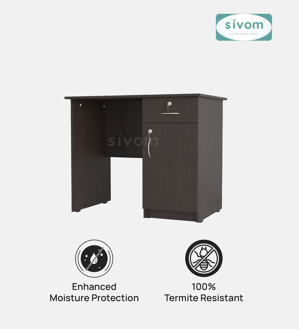 Sivom SIVOM META Multipurpose Study/Home/Office Table Engineered Wood Study Table for Modern Homes | Elegant Design & Premium Finish (Copy) (Copy) (Copy)