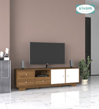 Sivom furniture SIVOM Metro Multipurpose TV Unit fits upto 43 inch with Storage Engineered Wood TV Entertainment Unit for Modern Homes | Elegant Design & Premium Finish