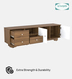 Sivom furniture SIVOM Metro Multipurpose TV Unit fits upto 43 inch with Storage Engineered Wood TV Entertainment Unit for Modern Homes | Elegant Design & Premium Finish