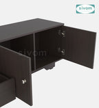 Sivom furniture SIVOM Metro Multipurpose TV Unit fits upto 43 inch with Storage Engineered Wood TV Entertainment Unit for Modern Homes | Elegant Design & Premium Finish