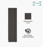 Sivom SIVOM Mezza Multipurpose 4 Door Closet Engineered Wood 4 Door Wardrobe for Modern Homes | Elegant Design & Premium Finish