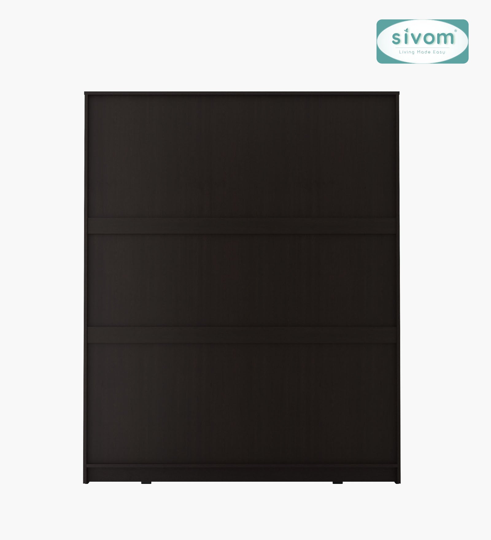 Sivom SIVOM Mezza Multipurpose 4 Door Closet Engineered Wood 4 Door Wardrobe for Modern Homes | Elegant Design & Premium Finish