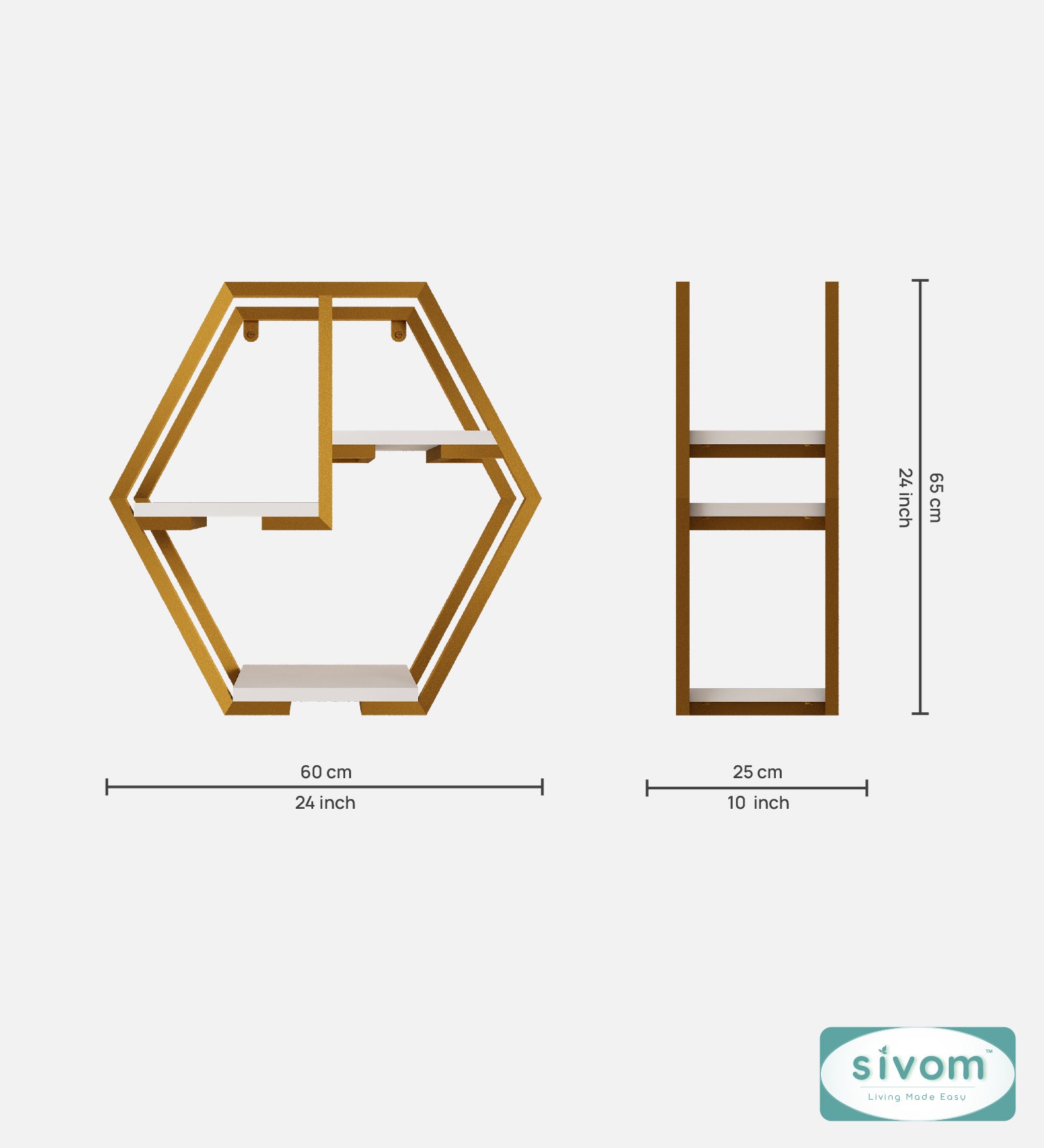 Sivom Sivom Ashley Display Unit for Modern Homes | Elegant Design & Premium Finish
