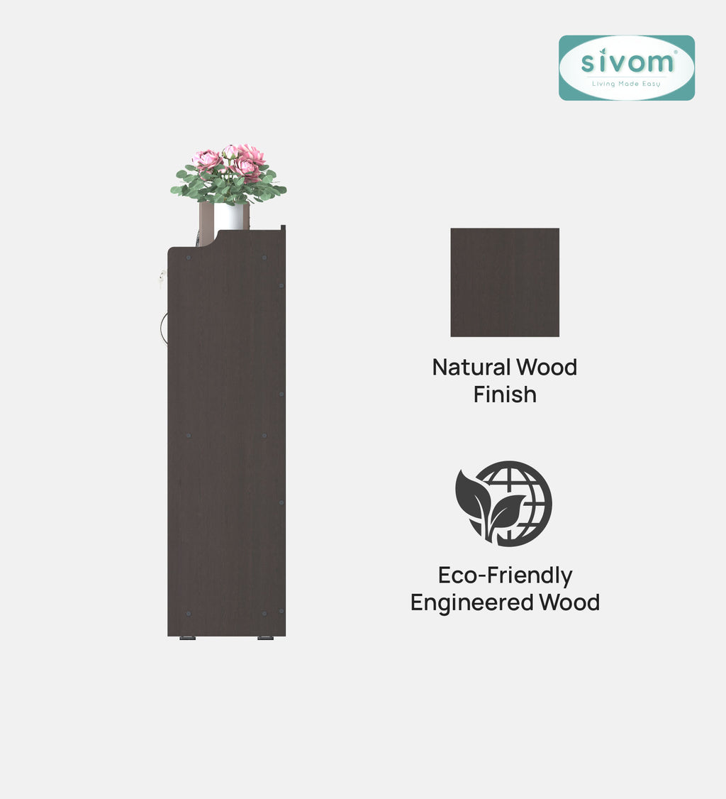 SIVOM Mister Engineered Wood Shoe Rack (, 4 Shelves, Knock Down) for Modern Homes | Elegant Design & Premium Finish