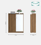 SIVOM Mister Engineered Wood Shoe Rack (, 4 Shelves, Knock Down) for Modern Homes | Elegant Design & Premium Finish