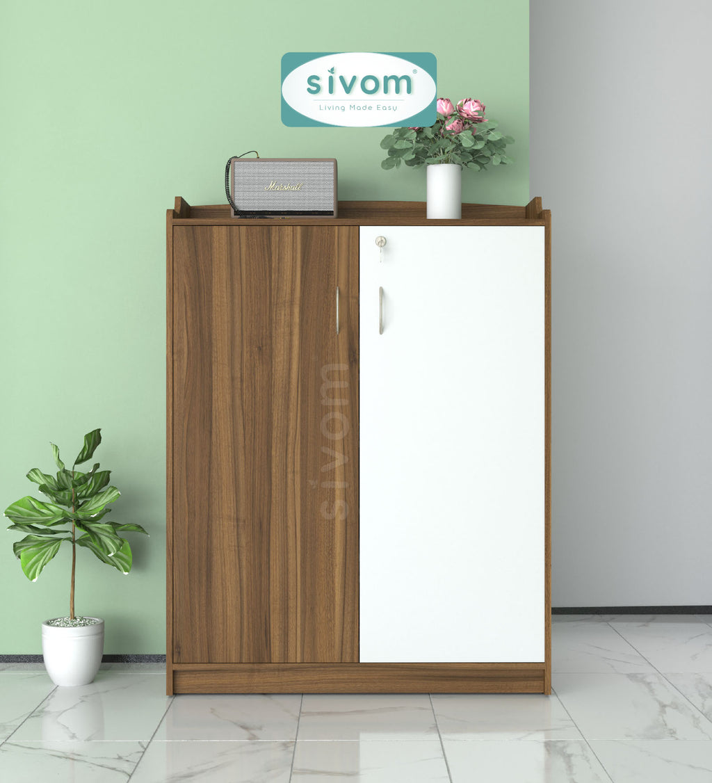 SIVOM Mister Engineered Wood Shoe Rack (, 4 Shelves, Knock Down) for Modern Homes | Elegant Design & Premium Finish