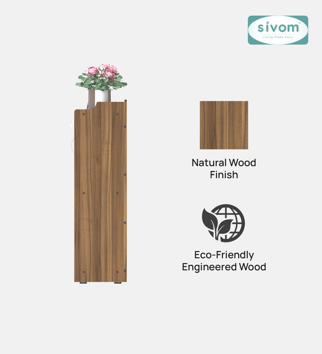 SIVOM Mister Engineered Wood Shoe Rack (, 4 Shelves, Knock Down) for Modern Homes | Elegant Design & Premium Finish