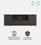 Sivom SIVOM Morgan Multipurpose TV Unit fits upto 43 inch with Storage Engineered Wood TV Entertainment Unit for Modern Homes | Elegant Design & Premium Finish