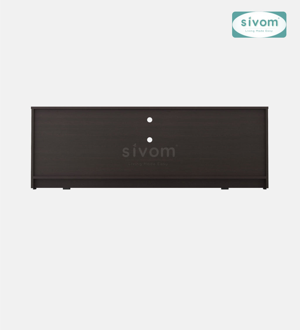 Sivom SIVOM Morgan Multipurpose TV Unit fits upto 43 inch with Storage Engineered Wood TV Entertainment Unit for Modern Homes | Elegant Design & Premium Finish