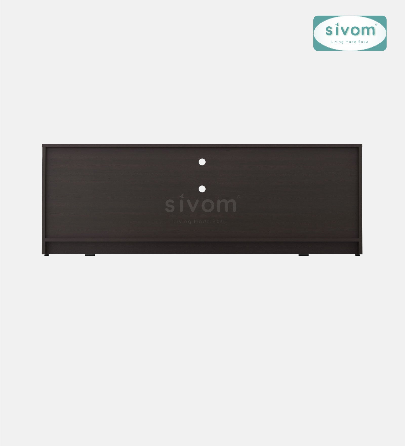 Sivom SIVOM Morgan Multipurpose TV Unit fits upto 43 inch with Storage Engineered Wood TV Entertainment Unit for Modern Homes | Elegant Design & Premium Finish