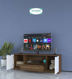 Sivom SIVOM Morgan Multipurpose TV Unit fits upto 43 inch with Storage Engineered Wood TV Entertainment Unit for Modern Homes | Elegant Design & Premium Finish