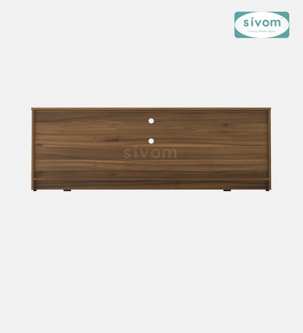 Sivom SIVOM Morgan Multipurpose TV Unit fits upto 43 inch with Storage Engineered Wood TV Entertainment Unit for Modern Homes | Elegant Design & Premium Finish