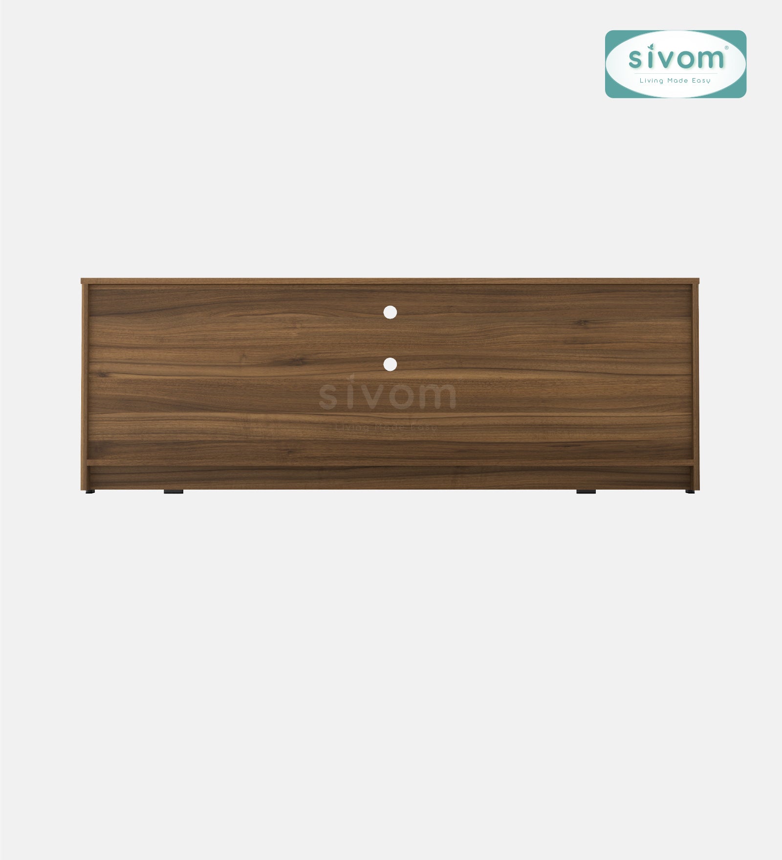 Sivom SIVOM Morgan Multipurpose TV Unit fits upto 43 inch with Storage Engineered Wood TV Entertainment Unit for Modern Homes | Elegant Design & Premium Finish
