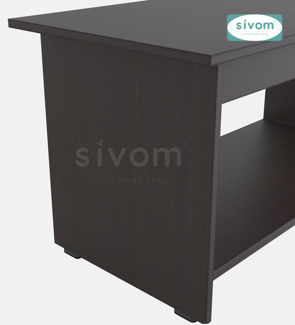 SIVOM Moto Multipurpose Centre Table / Engineered Wood Coffee Table for Modern Homes | Elegant Design & Premium Finish