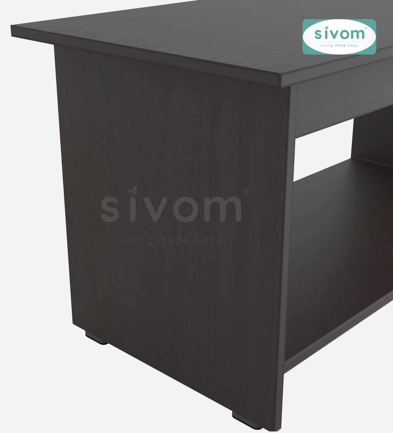 SIVOM Moto Multipurpose Centre Table / Engineered Wood Coffee Table for Modern Homes | Elegant Design & Premium Finish