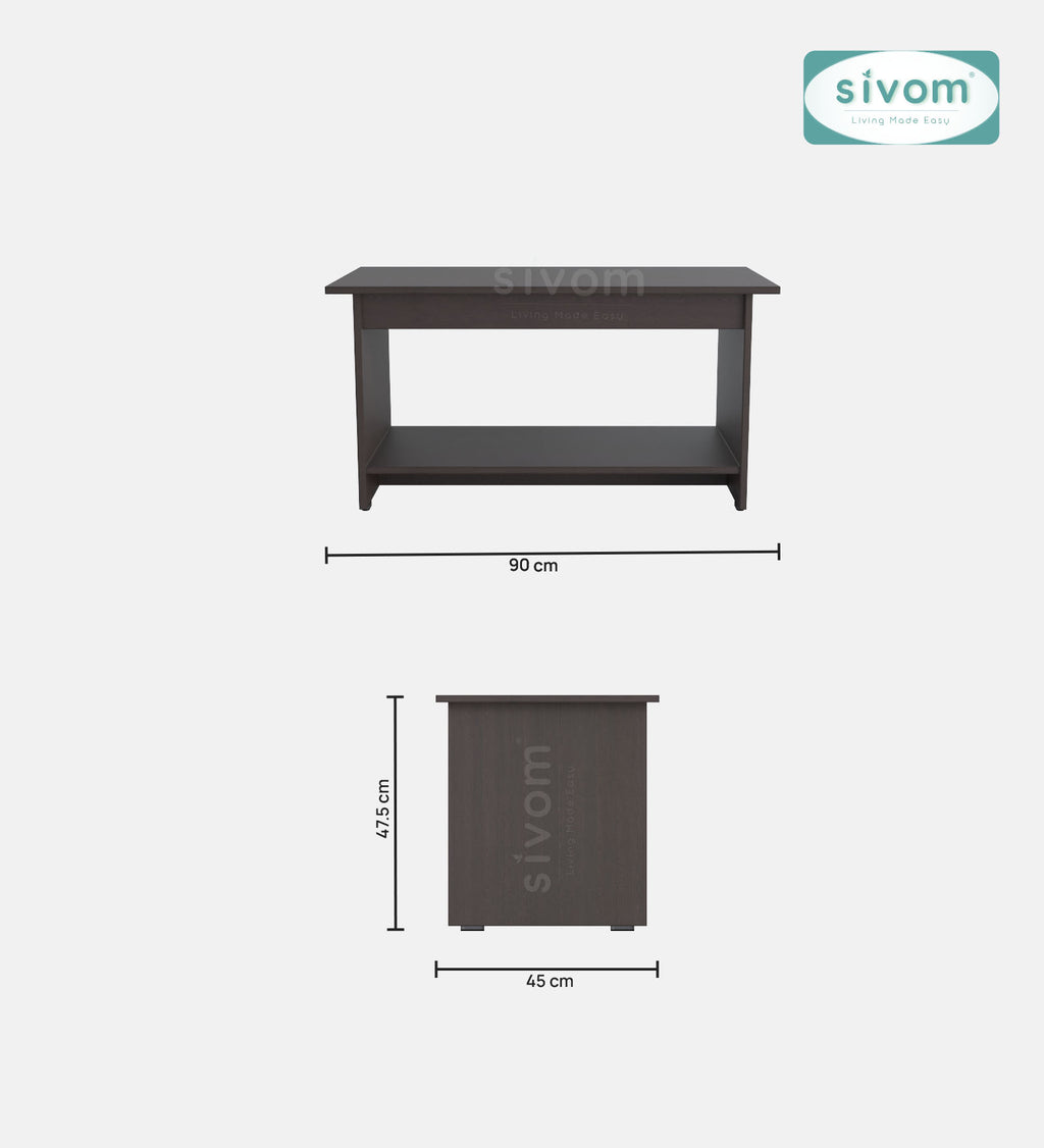 SIVOM Moto Multipurpose Centre Table / Engineered Wood Coffee Table for Modern Homes | Elegant Design & Premium Finish