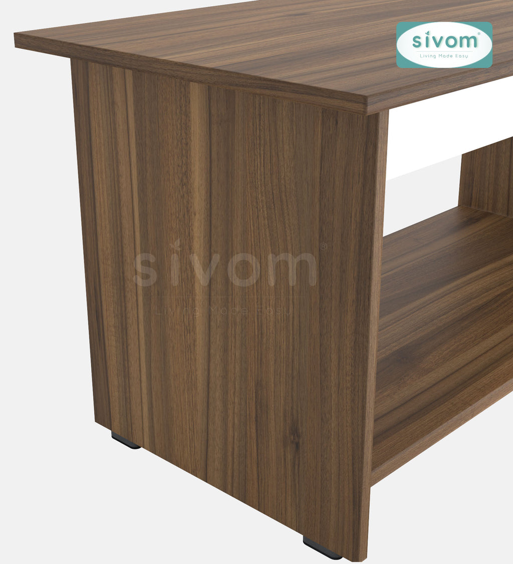 SIVOM Moto Multipurpose Centre Table / Engineered Wood Coffee Table for Modern Homes | Elegant Design & Premium Finish