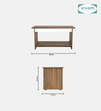 SIVOM Moto Multipurpose Centre Table / Engineered Wood Coffee Table for Modern Homes | Elegant Design & Premium Finish