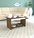 SIVOM Moto Multipurpose Centre Table / Engineered Wood Coffee Table for Modern Homes | Elegant Design & Premium Finish