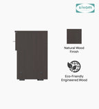 Sivom SIVOM Muse Multipurpose Side Table Engineered Wood Bedside Table for Modern Homes | Elegant Design & Premium Finish