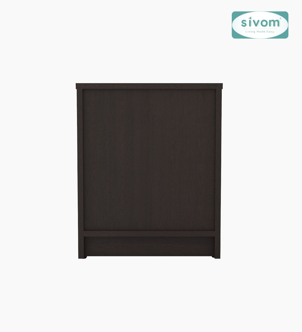 Sivom SIVOM Muse Multipurpose Side Table Engineered Wood Bedside Table for Modern Homes | Elegant Design & Premium Finish