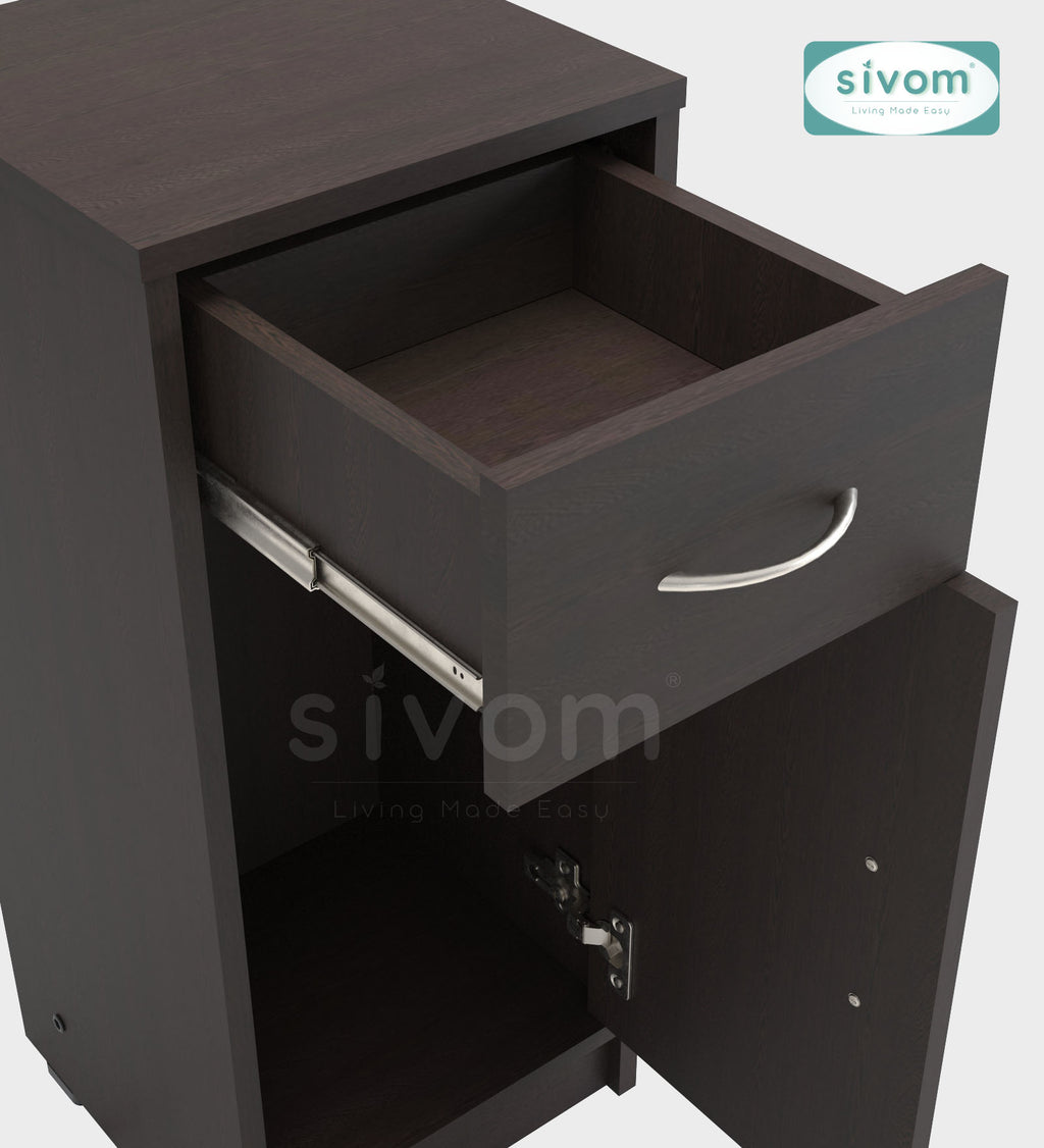 Sivom SIVOM Nest Multipurpose Storage Unit/ Engineered Wood Free Standing Cabinet for Modern Homes | Elegant Design & Premium Finish
